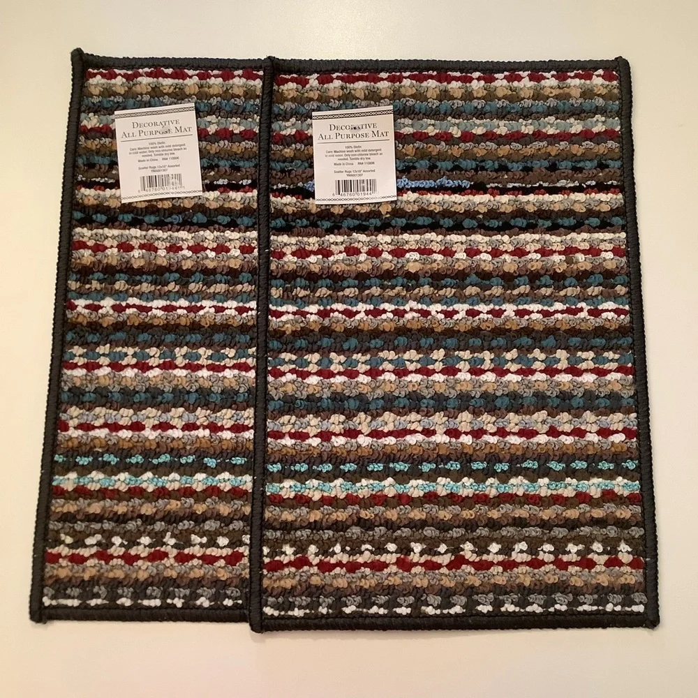 (2) Decorative Mats